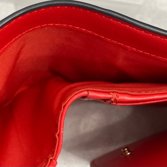 Tory Burch Dark Navy Blue and Red Women's Wallet - Picture 11 of 16